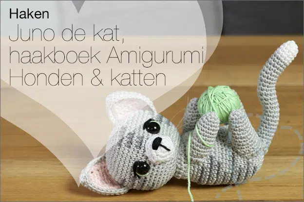 Haken #292: Juno de roodharige kat – haakboek Amigurumi Honden & Katten #3