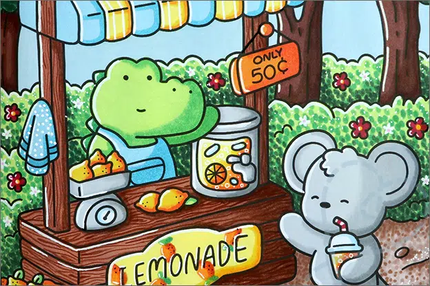 Coco Wyo zomer lemonade voorbeeld