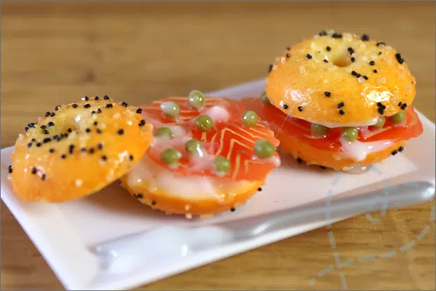 DIY MiniVerse Make It Mini Foods Café bagel met zalm