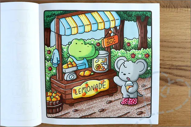 Kleuren voor volwassenen Coco Wyo zomer lemonade