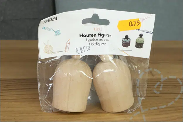 Shoplog Wibra Houten figuren knutselen