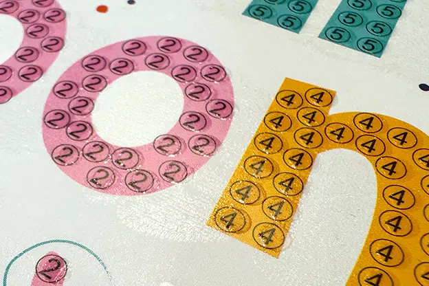 Wibra Diamond painting kaarten aanbieding