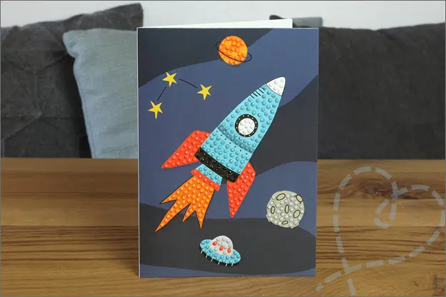 Wibra Diamond painting kaarten uitleg