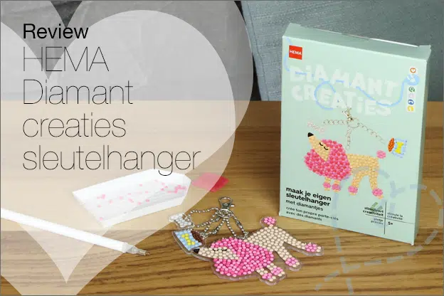 Review: HEMA Diamant creaties sleutelhanger met hond
