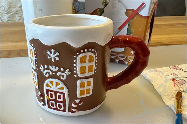 Action Crafts&Co Paint Your Own Festive Mug review mening tips voorbeeld
