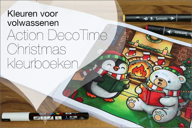 Kleuren voor volwassenen #48: Action DecoTime Cosy Christmas kleurboeken