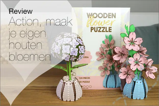 Review: Action, maak je eigen houten bloemen