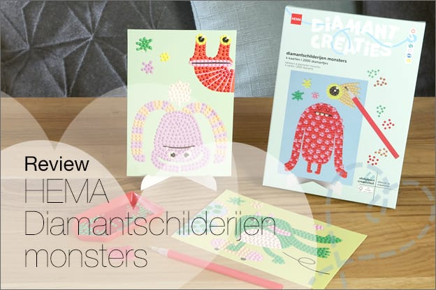 Review HEMA Diamantschilderijen monsters DIamond painting