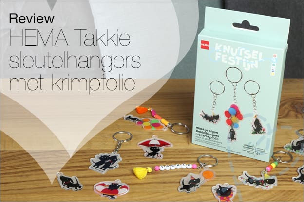 Review HEMA Takkie sleutelhangers met krimpfolie