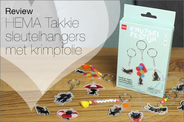 Review: HEMA Takkie sleutelhangers met krimpfolie