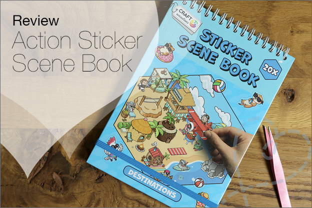 Review Action Sticker Scene Book