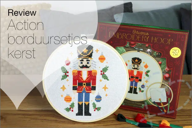 Review Action borduursetjes kerst AVEC