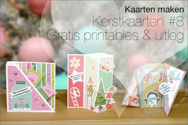 zelf kerstkaarten maken verschillende soorten uitleg voorbeelden Action