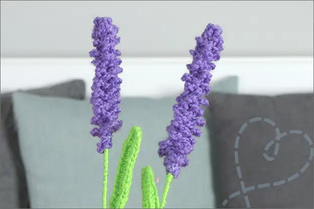 Action AVEC haakpakket boeket bloem blauwe druif