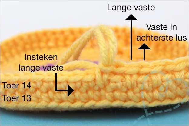 Haken mandje uitleg rotansteek