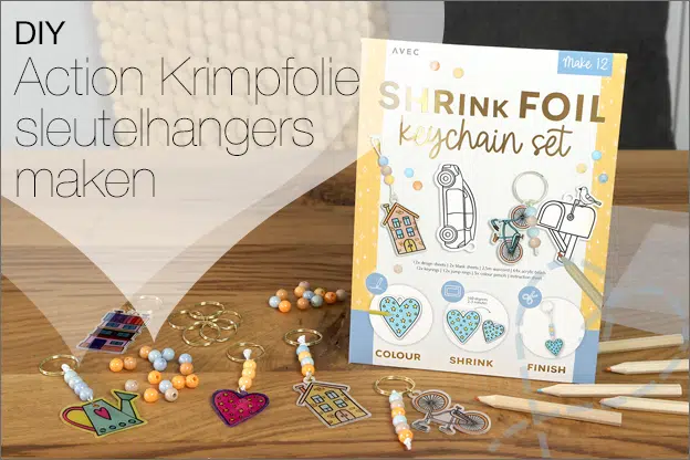 DIY #121: Krimpfolie sleutelhangers maken met Action-set