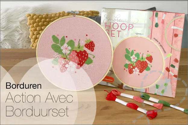 Borduren #16: Action borduurset met borduurring