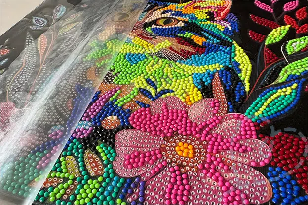 Review Action Diamond painting canvas neon velvet