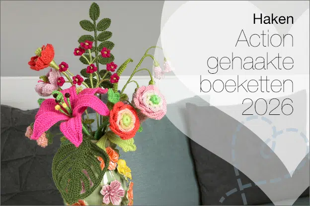 Haken #296: Action haakpakketten gehaakte boeketten 2026