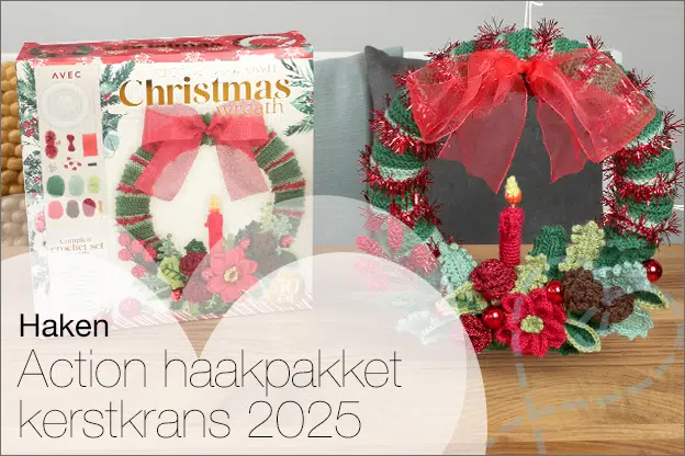 Haken Action Avec Haakpakket kerstkrans